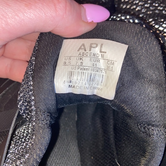 Men's Ascend Black Lululemon x APL Shoes Size 8.5 - Picture 12 of 13